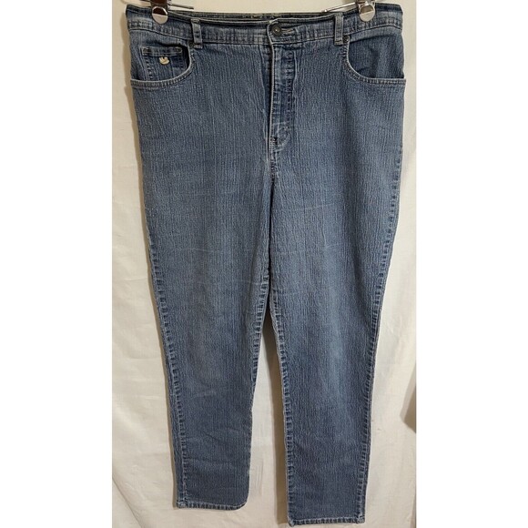 Gloria Vanderbilt Vintage High Rise Mom Jeans Womens 80s 90s Size 16 swan X - Picture 1 of 5